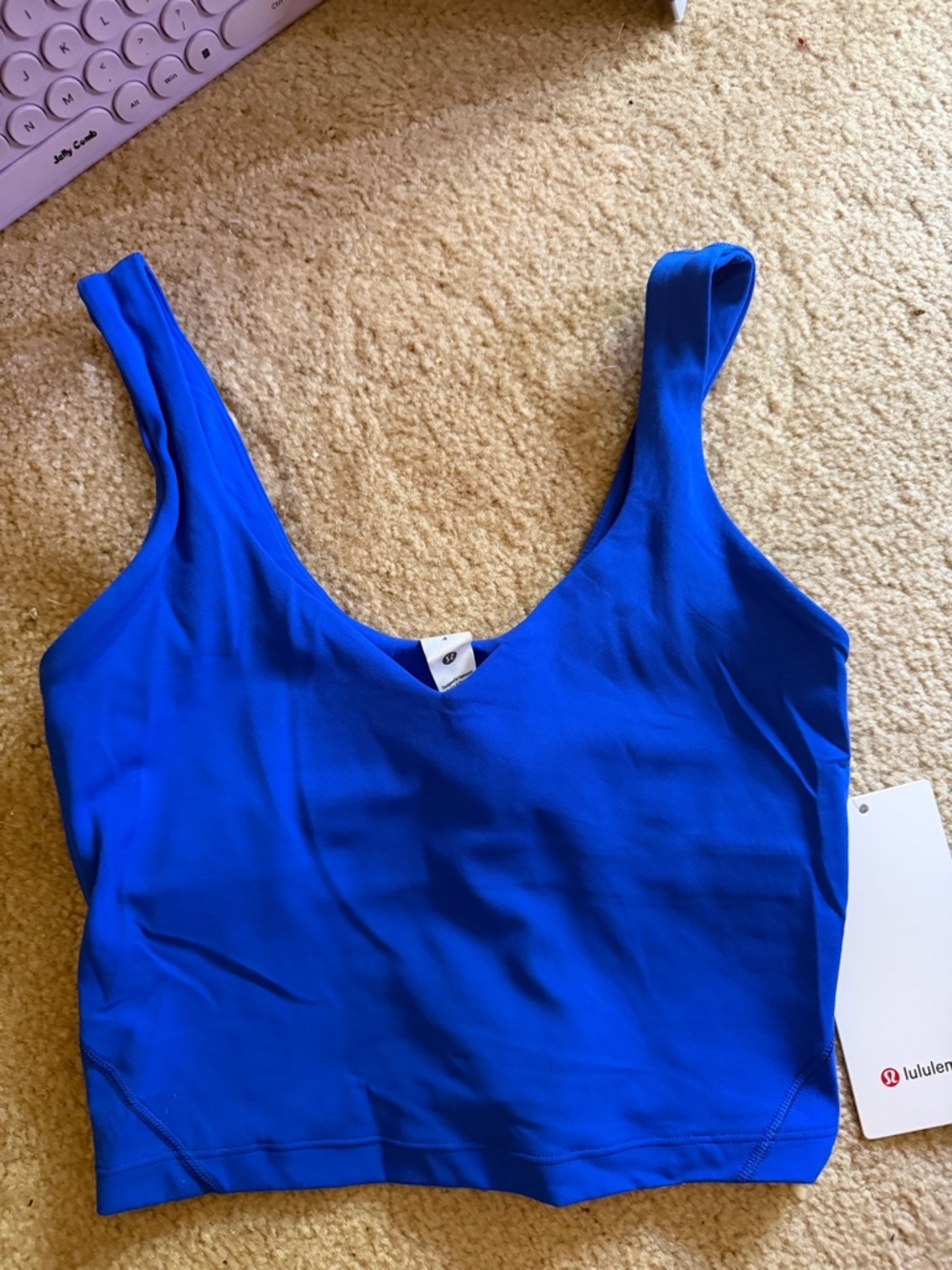 Lululemon align tank top in cerulean blue